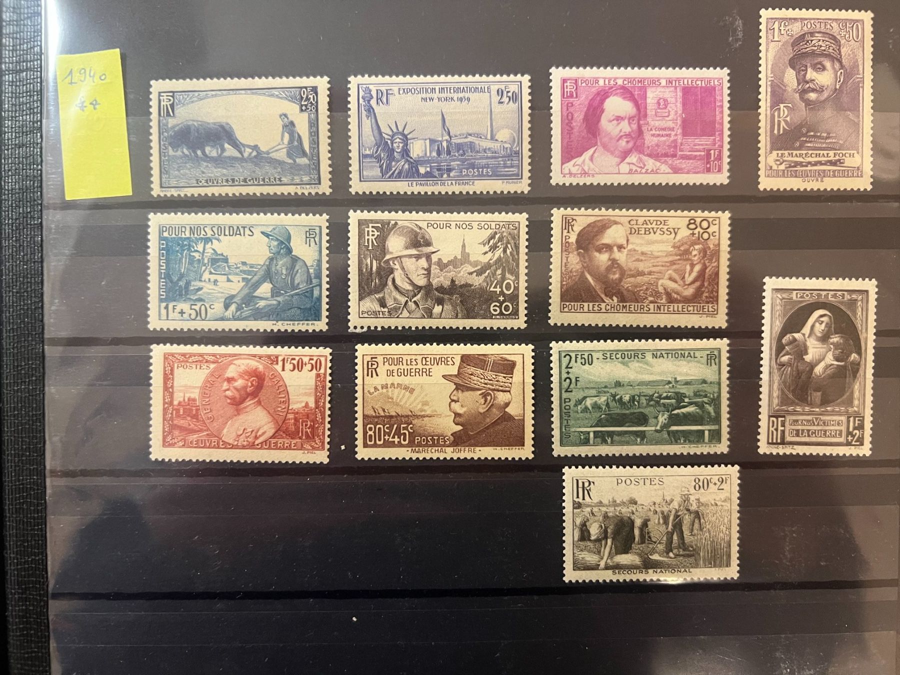 Alle Briefmarken: Année 1940 Neufs**/* complète – Neu und originalverpackt aus Lausanne von ffhoud 1