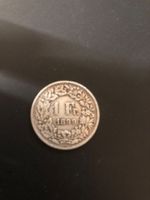 Pièce 1 chf Franken argent silver Silber Münze 1899