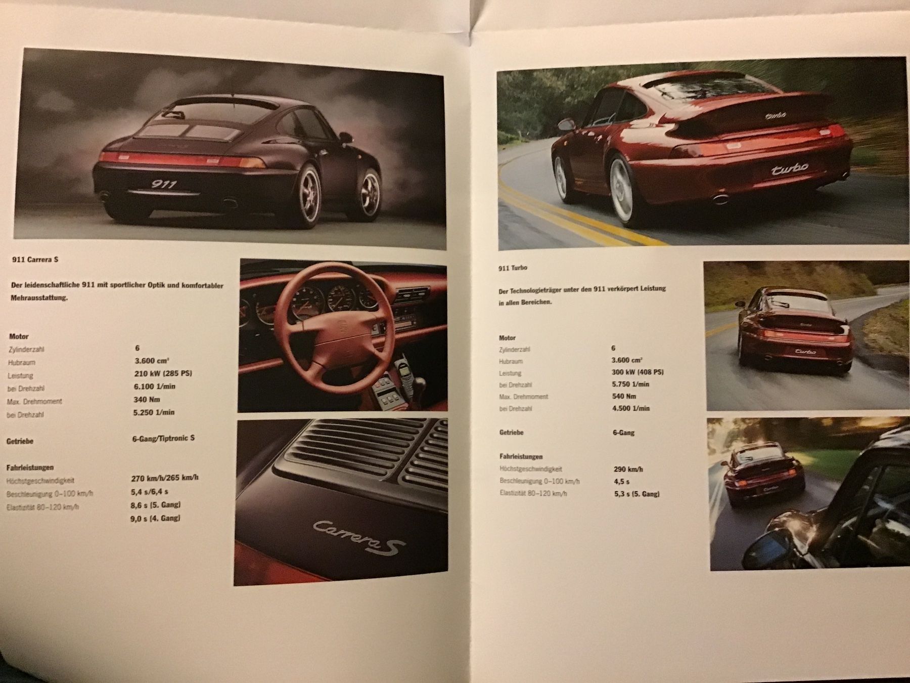 Porsche Documenti: Porsche Posterprospekt Programm 16 Seiten 1995 – Usato da Scherzingen venduto da Starseller62 2