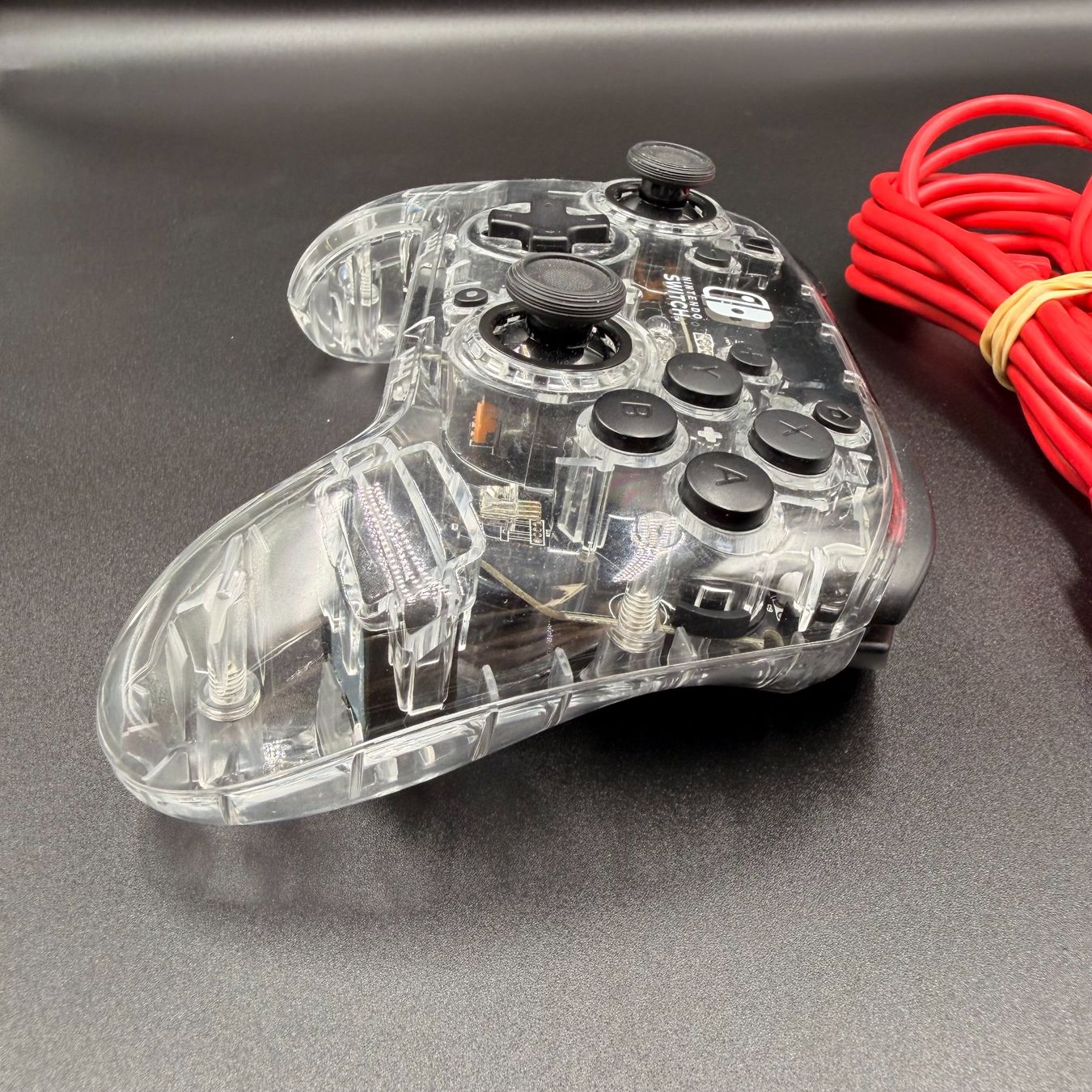 Controller: Nintendo Switch Controller transparent mit USB-C Kabel – Usato da Düdingen venduto da Nerdworld 3