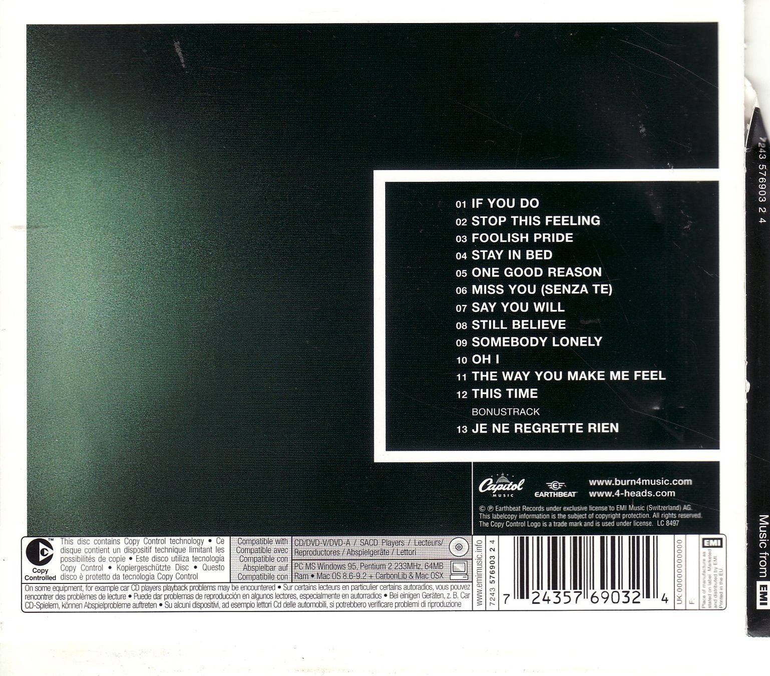CDs: Burn  Burn – Gebraucht aus Boussens von catfood01 1