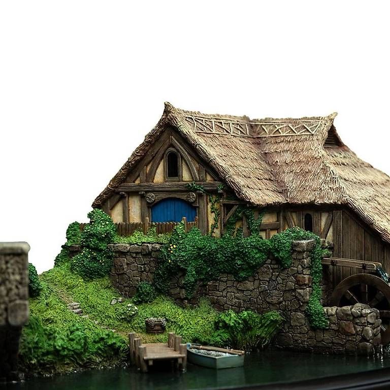 Statuette: Hobbiton Mill & Bridge - The Hobbit / Herr der Ringe – Usato da St. Gallen venduto da ManuelSt. 2