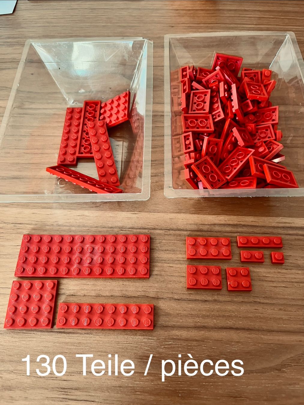 Lego Giocattoli: Lego 130 Flachteile rot – Usato da Mont sur Rolle venduto da uttin
