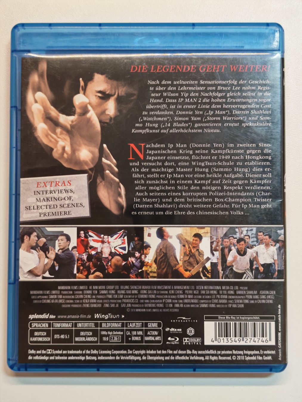 Tutti i DVDs: Ip Man 2 – Usato da Liestal venduto da Kratzilla 2