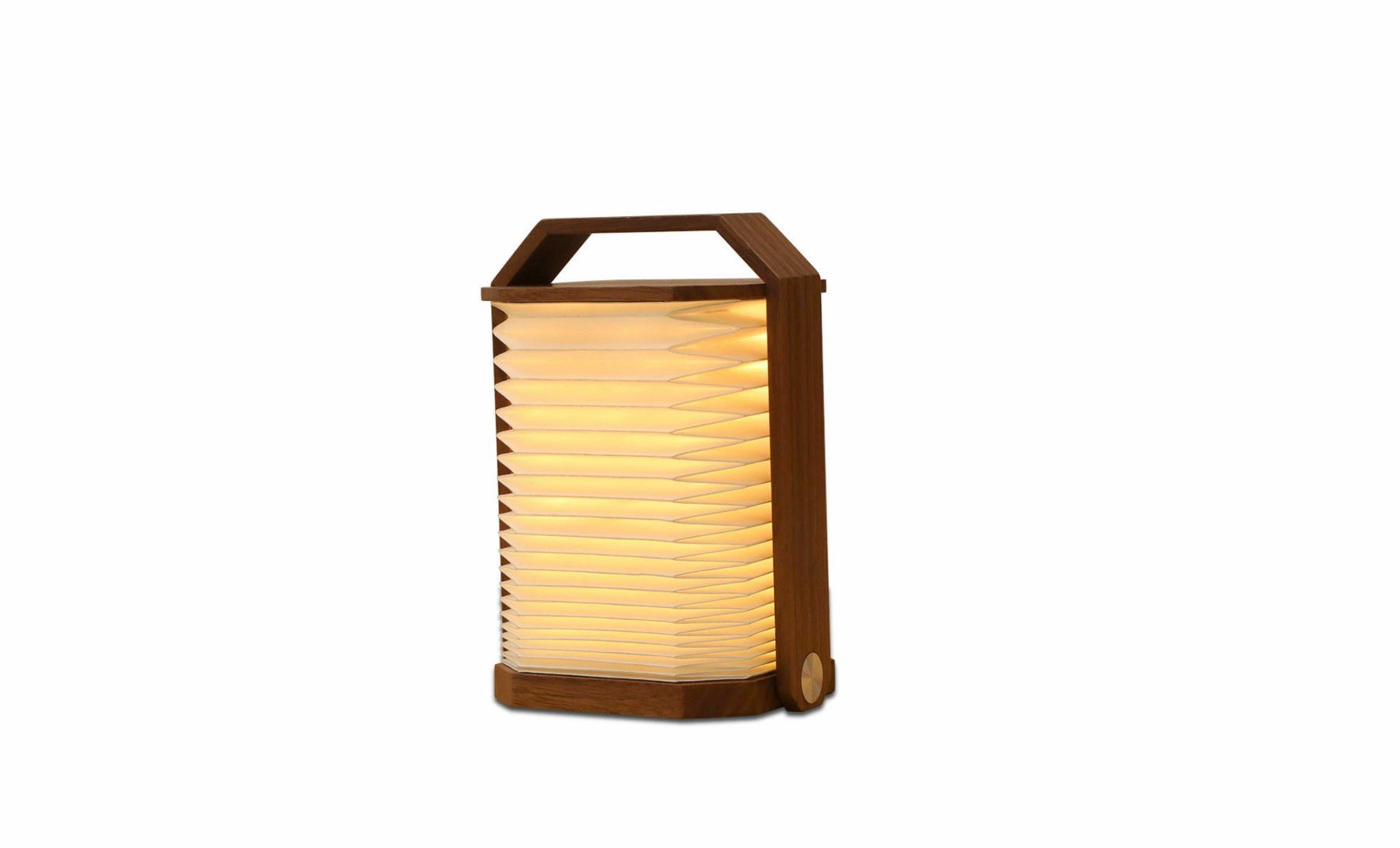 Lampade: Faltbare LED Laterne Holzoptik NEU! – Nuovo e nell'imballaggio originale da Zug venduto da Formsign 1