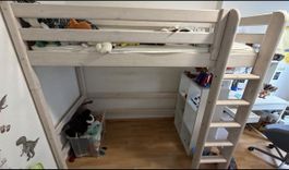 Hochbett/normales niedriges Bett