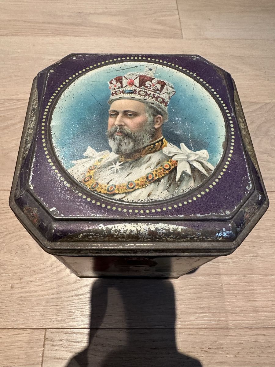 Barattoli: Antike Senfdose Colman's "to the King" – Usato da Küsnacht ZH venduto da Nano_zh