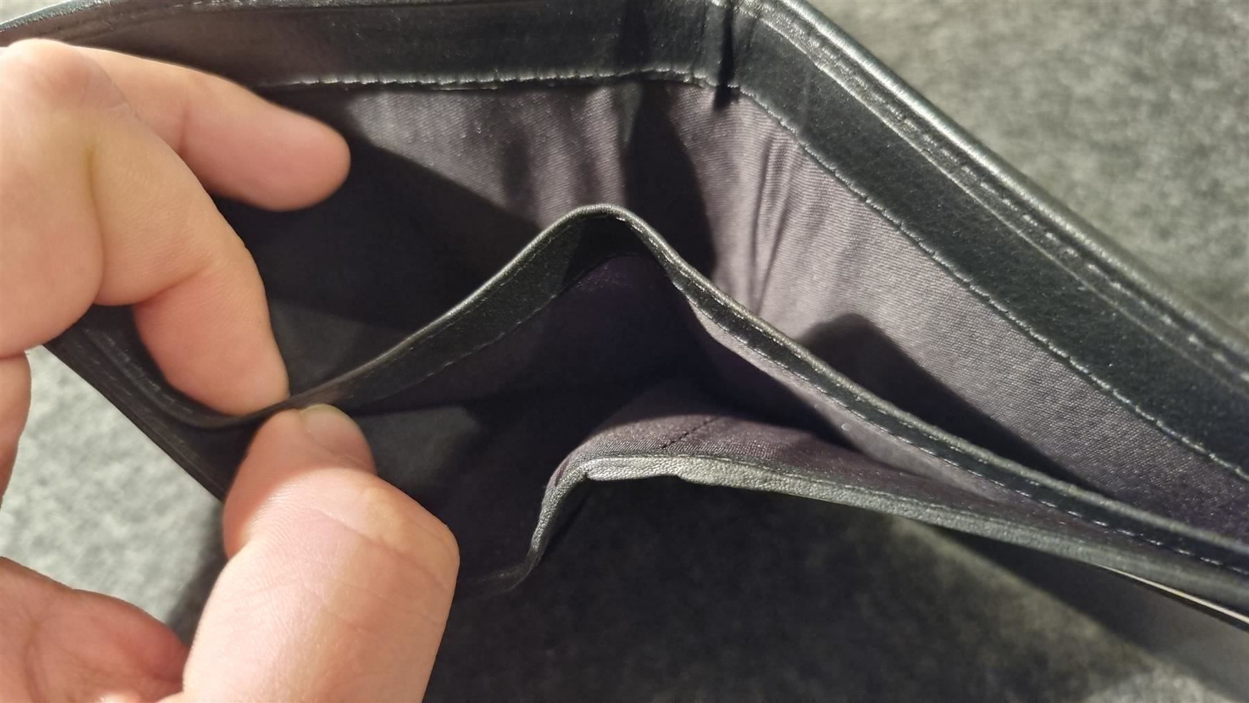 Brieftaschen: Portemonnaie aus Leder schwarz – Neu (gemäss Beschreibung) aus Rebstein von James-Dean 5