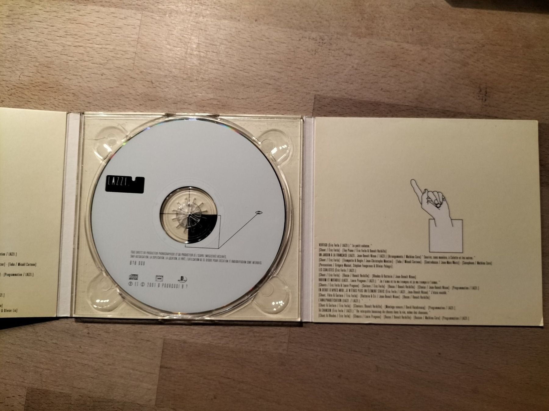 CDs: Lazzi – L'oeil Extatique – Neu (gemäss Beschreibung) aus Biel / Bienne von Music74 1