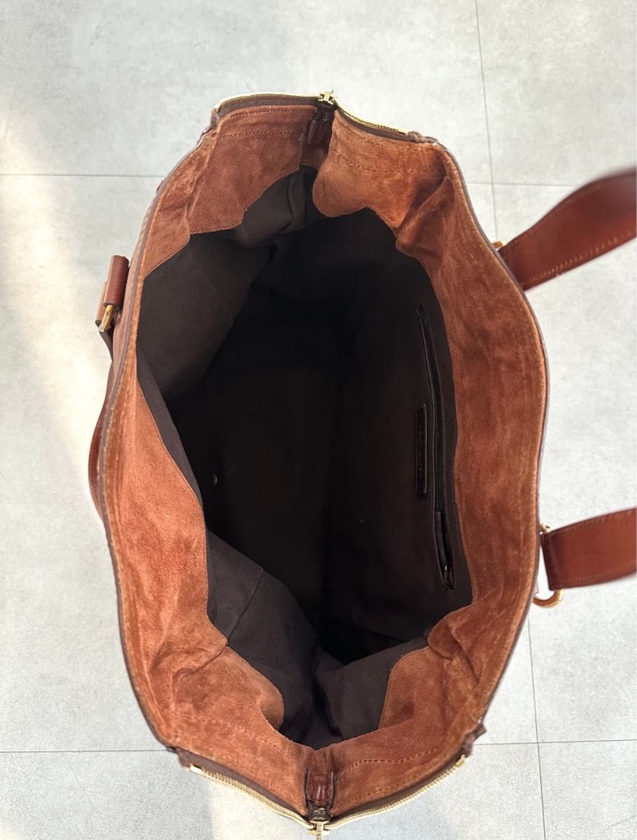 Saint Laurent Borse: Saint Laurent YSL Downtown Brown Leather Ba – Usato da Zürich venduto da redcoatcuntmovie 7