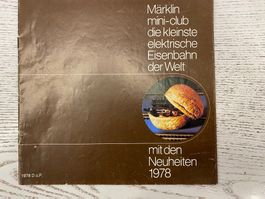 Märklin Broschüre 1979 Neuheiten Z