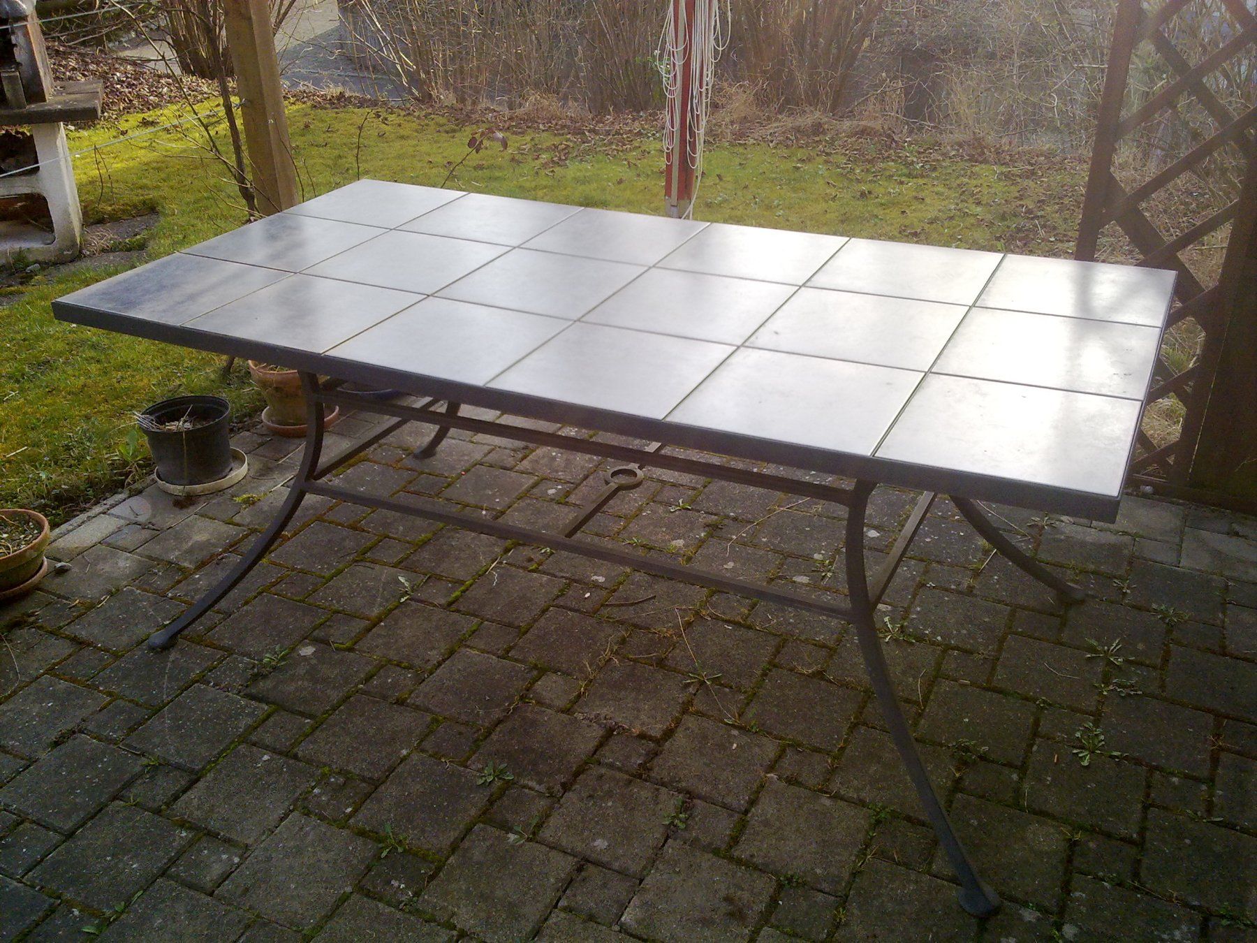 Tavoli: Gartentisch L 184 x B 92 x H 72 – Usato da Rothenburg venduto da Dasc