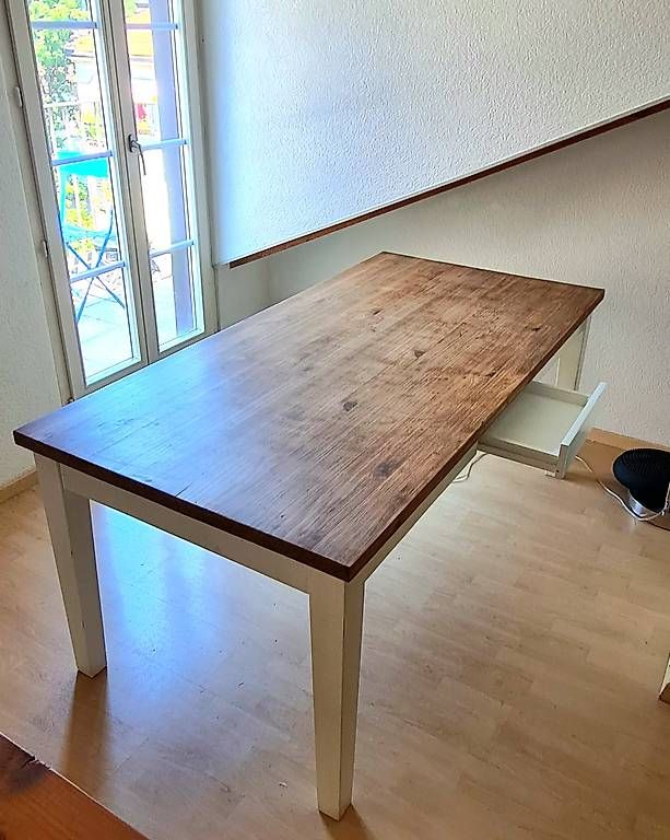 Tische: Grosser Holztisch rechteckig – Gebraucht aus Bern von Amasit 3