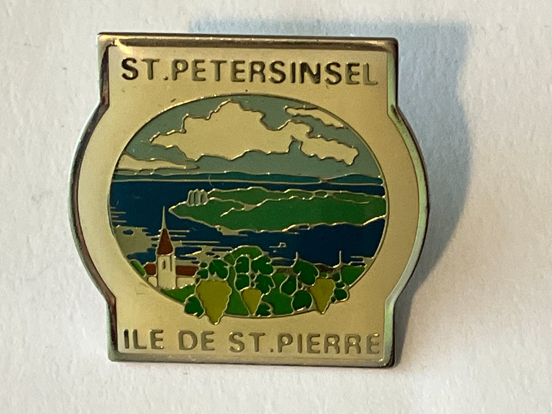 Placchette & Badge: 1 Pin St. Petersinsel  – Usato da Basel venduto da djwwpp