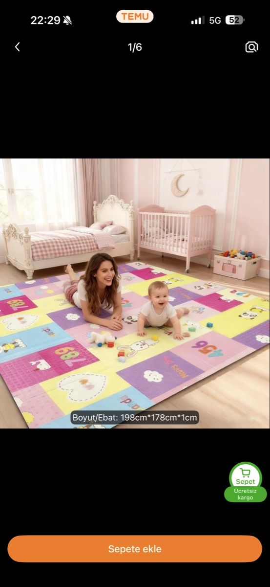 Spielmatte: Babyspielmatte – Gebraucht aus Dietikon von eng_27xc