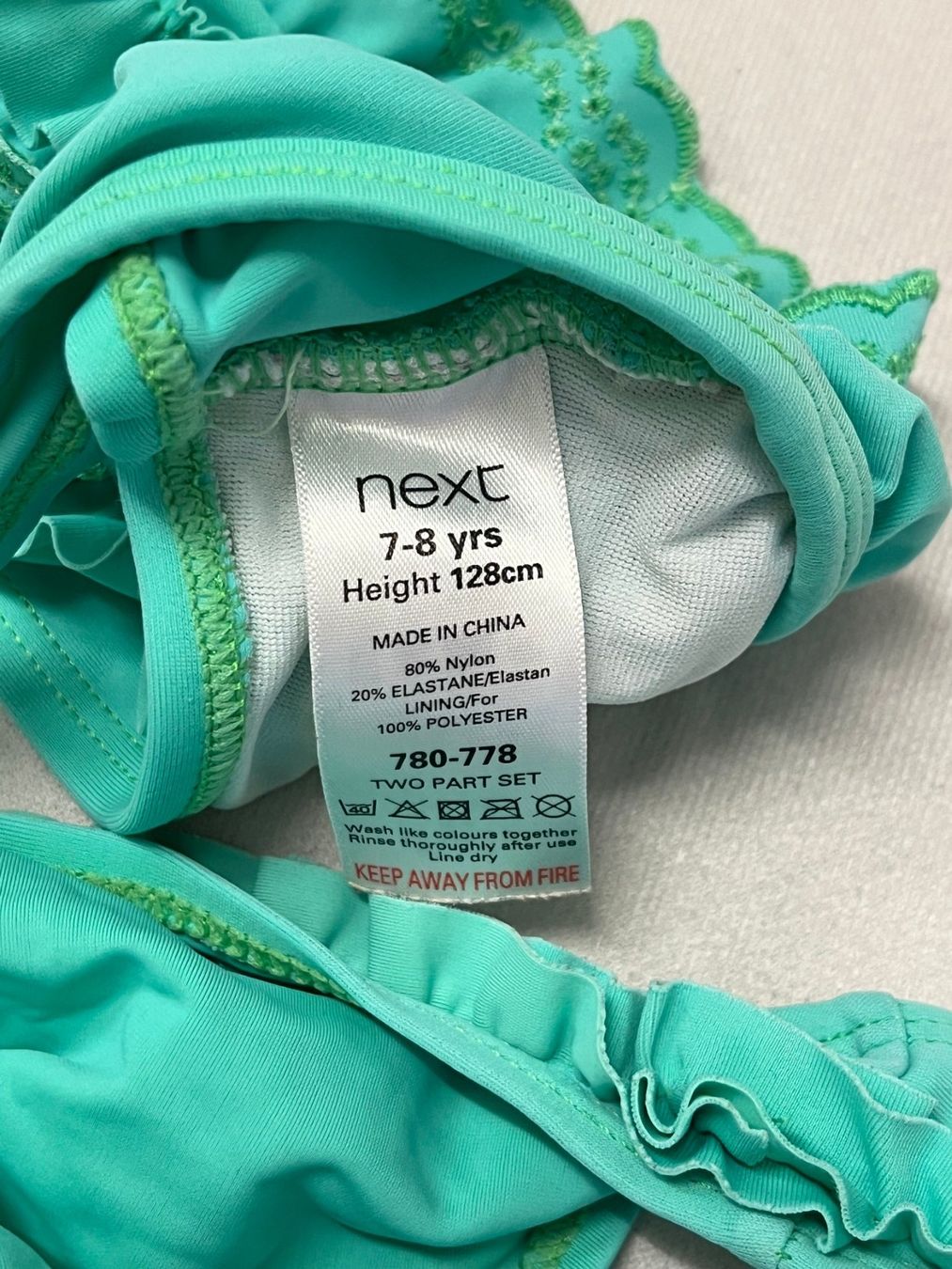 Next Costumi da bagno & Bikini: Next- Bikini/Zweiteiler - Mädchen- Y7-7 Gr.128 – Usato da Malleray venduto da ste_rx2t 2