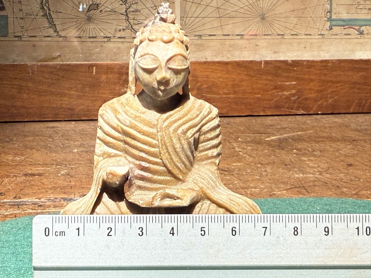 Sculture & Statue: Antike Buddha Figur aus Speckstein... – Difettoso da schaffhausen venduto da VintAntik_1980 7