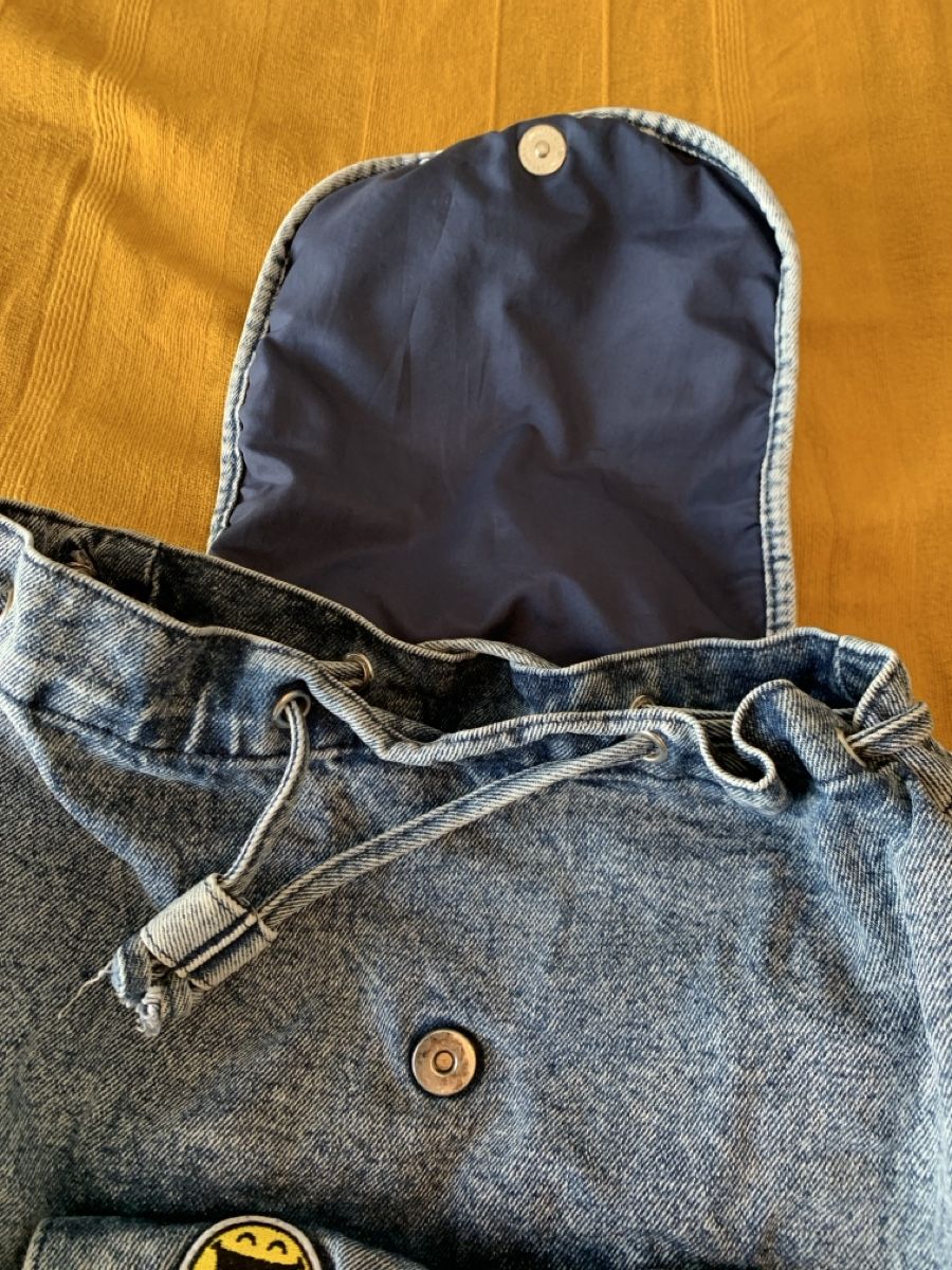 Rucksäcke: Rucksack, 100% Baumwolle, Denim – Gebraucht aus Winterthur von Samu-V 2