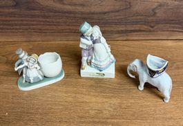 Figuren Set, 3 teilig, Vintage, Sammlerstücke