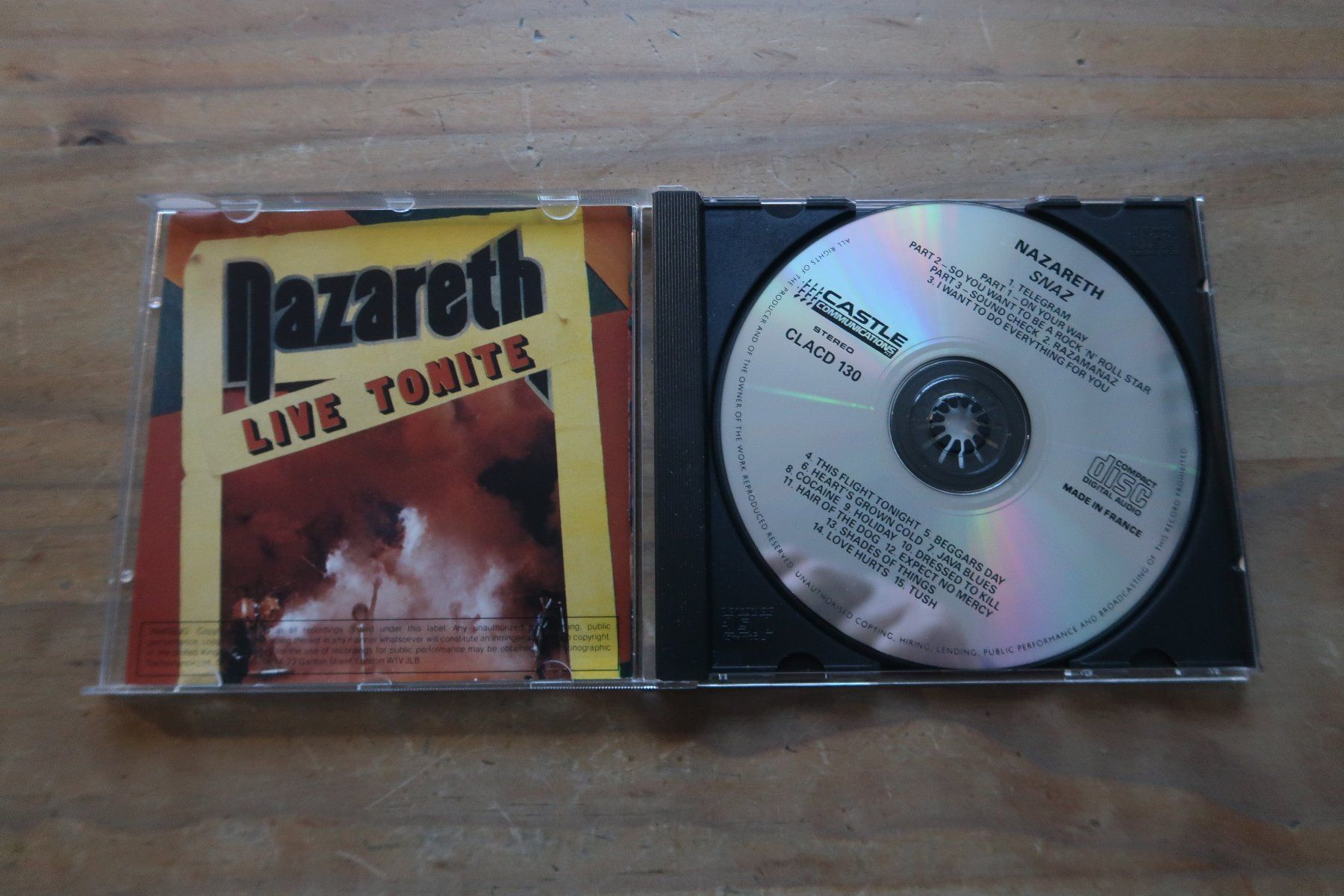 CD: NAZARETH - SNAZ - LIVE CD – Usato da Basel venduto da Patiscat 3