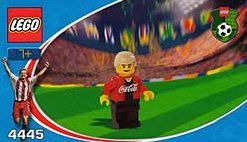 Lego 4445 Minifigure Coca-Cola Middle Fielder 1, Japan