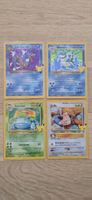 Pokémon Venusaur, Dark Gyarados, Blastoise, Cleffa.