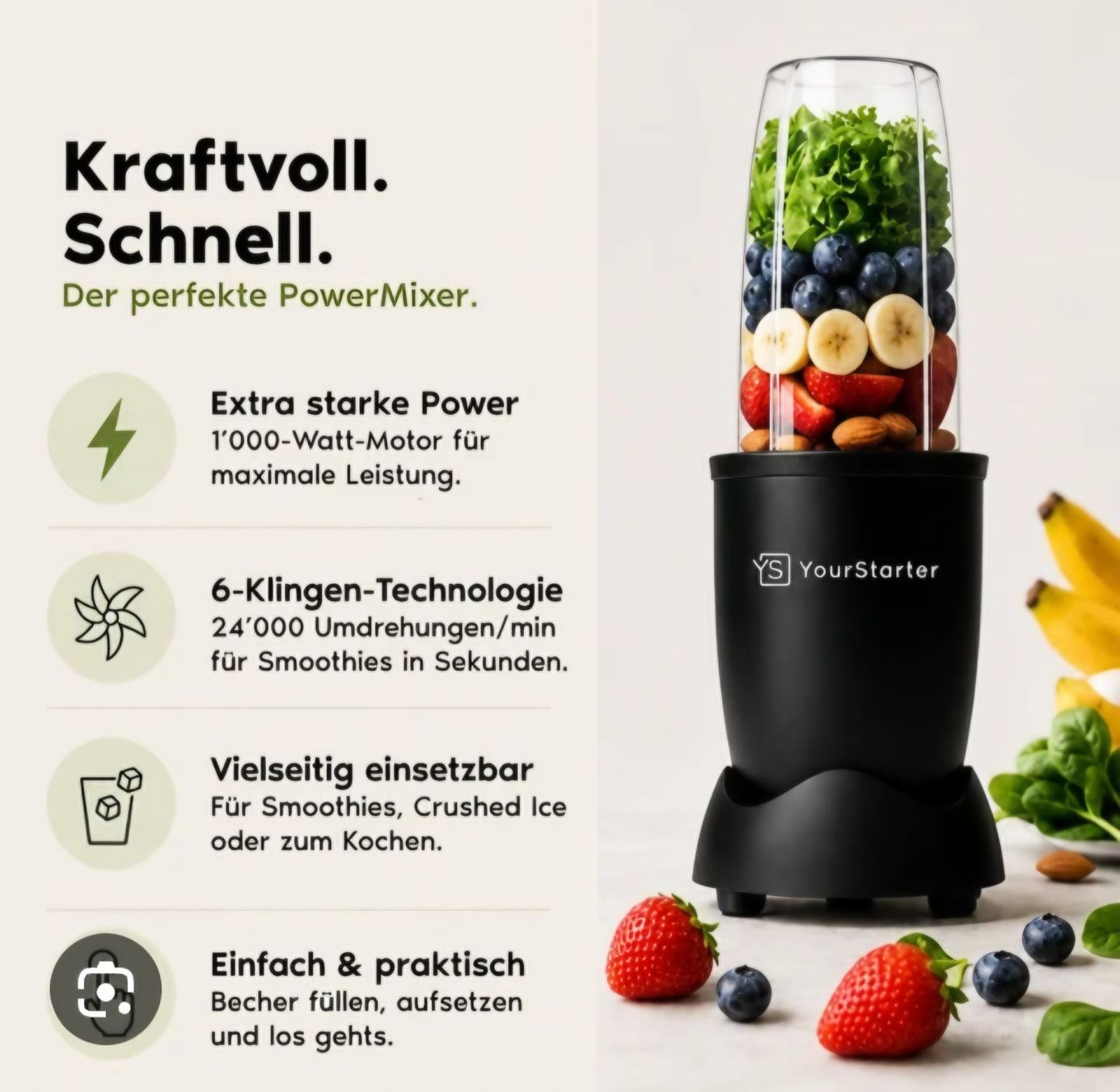 Küchengeräte: youstarter neu – Gebraucht aus Winterthur von chimischimi 4