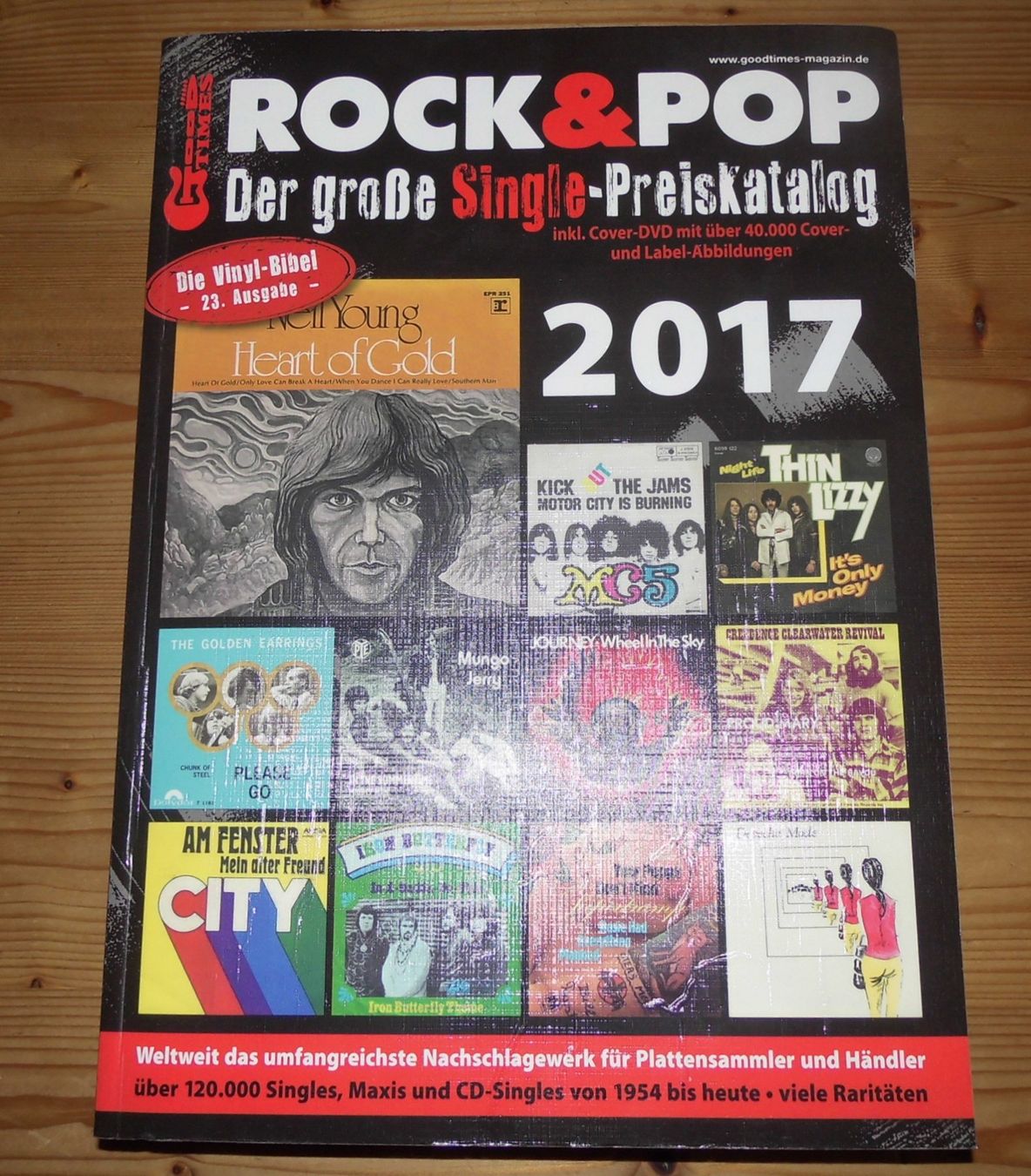 Dischi in vinile: Single 2017 Rock &Pop die Vinyl-Bibel mit Cover DVD – Usato da Rheinau venduto da asteng