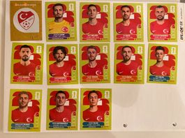 Panini 2026 TUR 1, 2, 3, 4, 5,7,8,10,12, 14,18,19,20