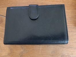 Portemonnaie echt Leder schwarz