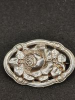 Jugendstil 830er Silber Brosche mit Meisterpunze um 1900j