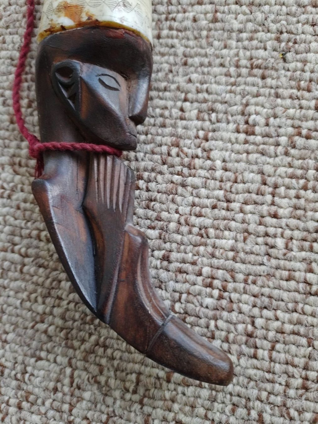 Altre raccolte & rarità: Keris Griff Indonesien Batak/ Sumatra mit Knochenbehälter – Usato da Luzern venduto da inf_c7r2 8