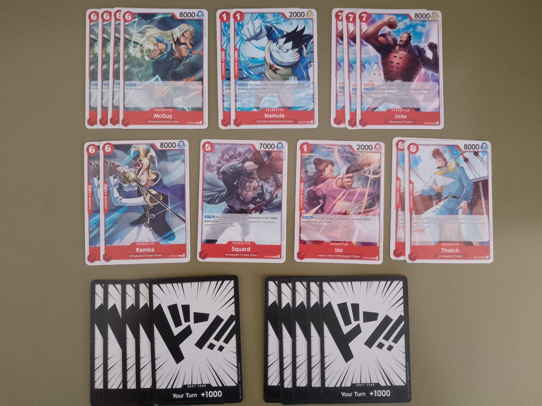 Bandai Carte collezionabili: One Piece Deckbau OP17 Red Whitebeard/Ace Core Karten – Nuovo (secondo la descrizione) da Jona venduto da Stack 1