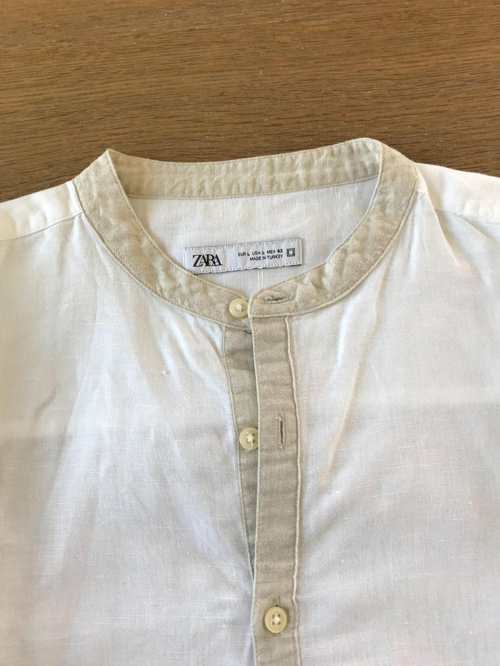 Zara Camicie: Leinen Herrenhemd Zara Grösse L – Usato da Freienstein venduto da Jessy024 1