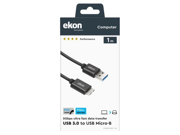 Cavi: USB 3.0 Typ A Stecker - Micro USB Typ B Stecker Kabel – Nuovo (secondo la descrizione) da Regensdorf venduto da DiniChance 1