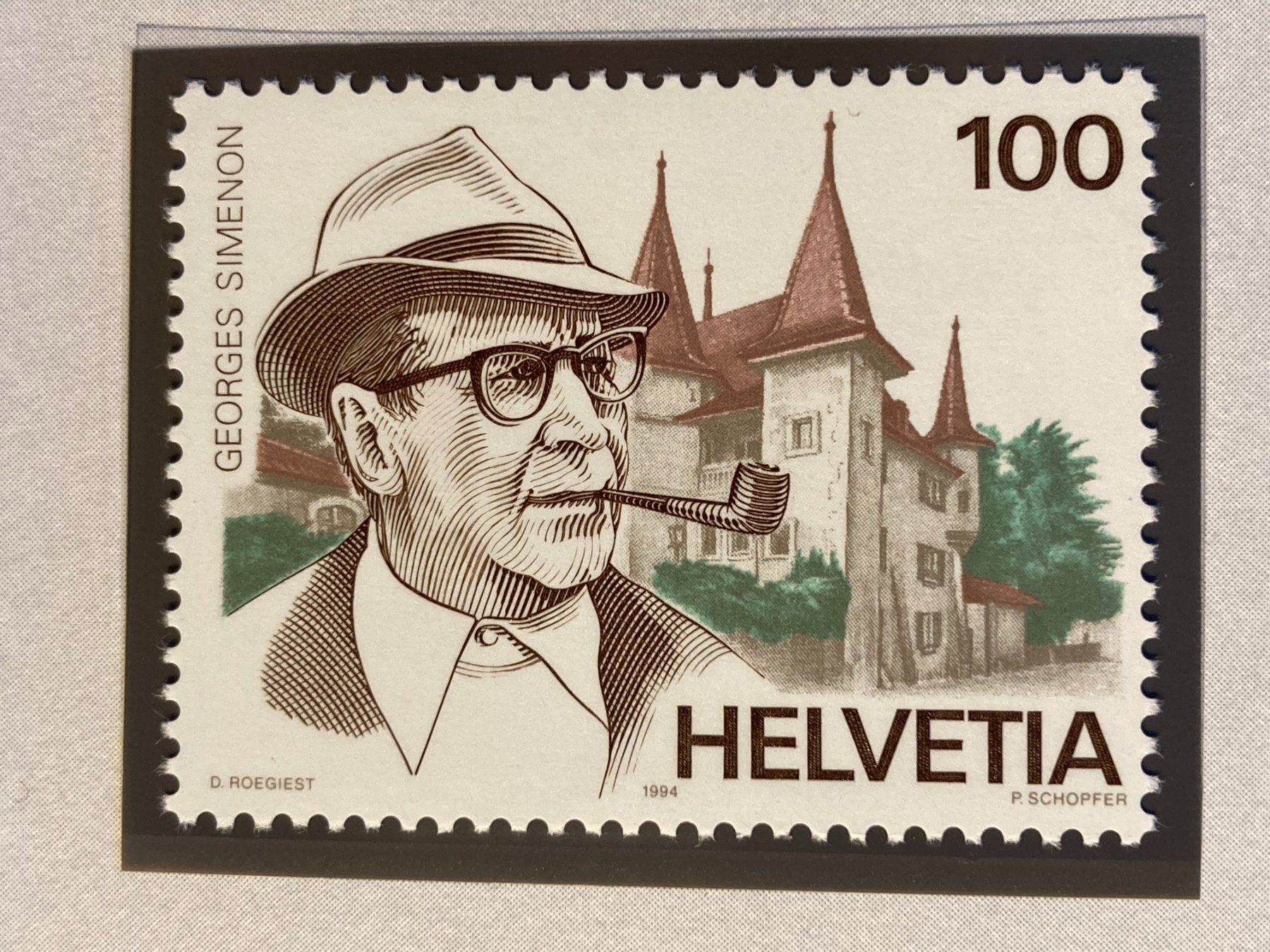 Tutti i francobolli: Schweiz 1994 Gemeinschaftsausgabe Georges Simenon postfrisch – Nuovo (secondo la descrizione) da Winterthur venduto da schnueps