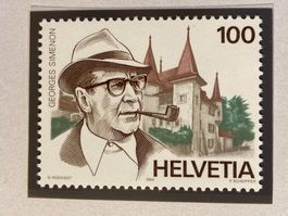 Schweiz 1994 Gemeinschaftsausgabe Georges Simenon postfrisch