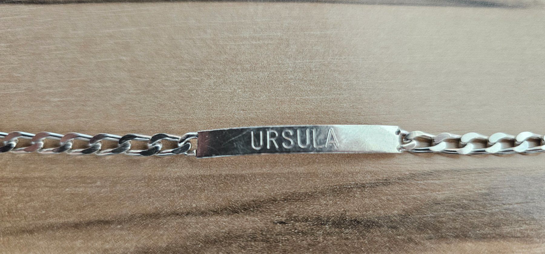 Bracciali & Braccialetti: Silber- Armkette mit Name : URSULA/ 925 – Usato da Geuensee venduto da JeMaUrPe 1