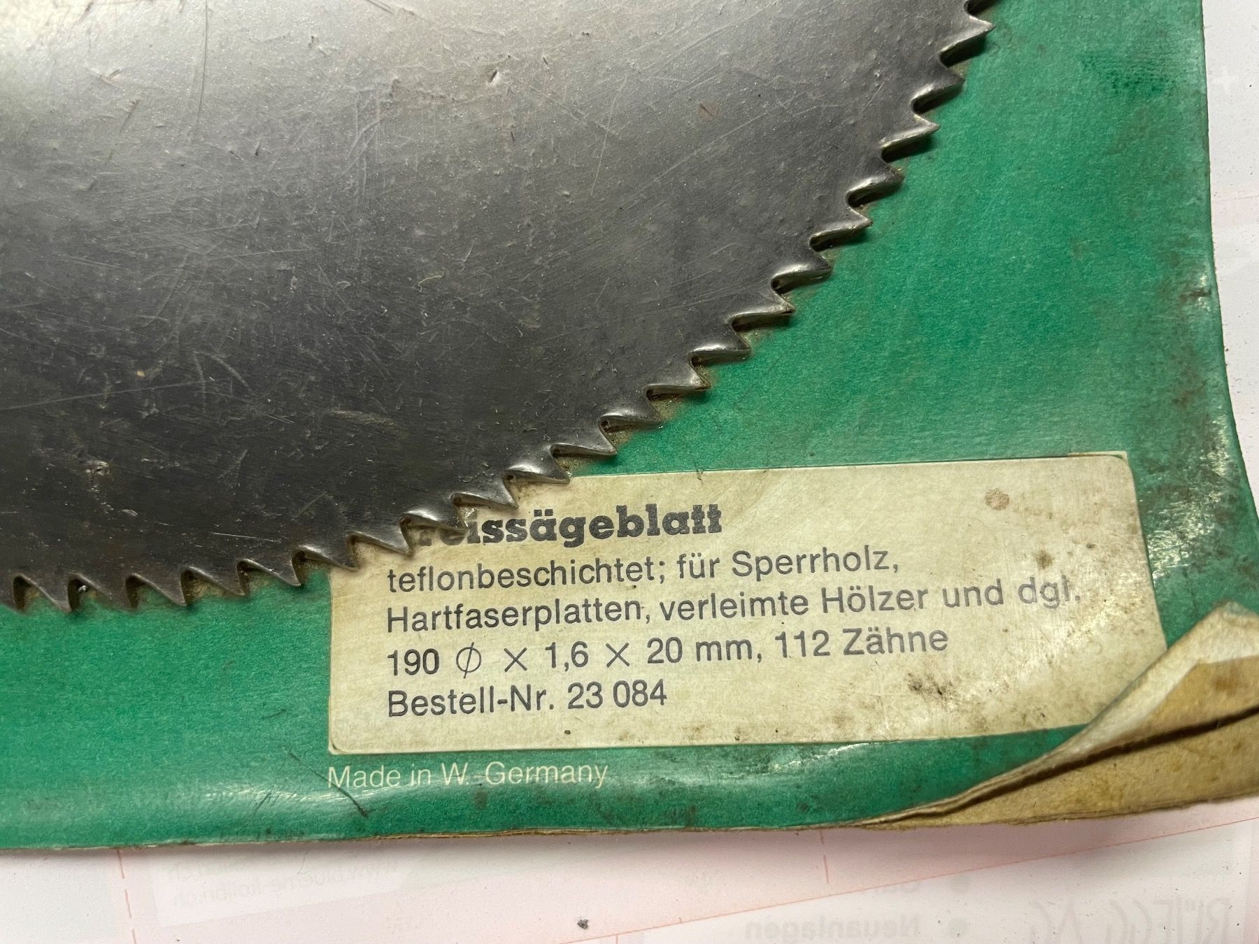 Metabo Sägen: Fräsenblatt neu, Kreissägenblatt – Neu und originalverpackt aus Thayngen von stammsani 2