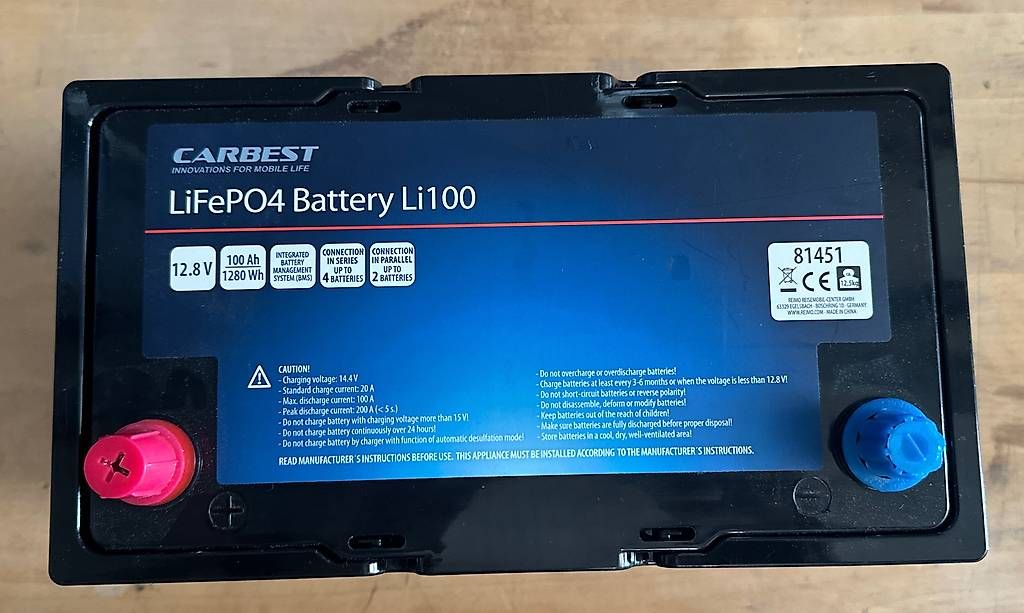Batterie: Lithium Batterie 100Ah Neuwertig – Usato da Dottikon venduto da jo-br 1