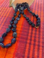 Lapislazuli Kette, Edelstein-Kette, Halskette, Top Zustand!