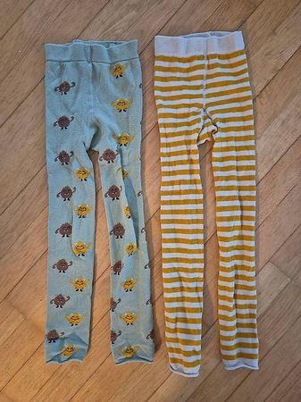 2 Strumpfhosen / Leggings Grösse 122/128