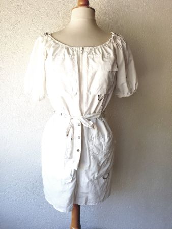 TUNIKA KLEID  M 38 LÄSSIG SHIRT BLUSE DRESS TOP zu JACKE