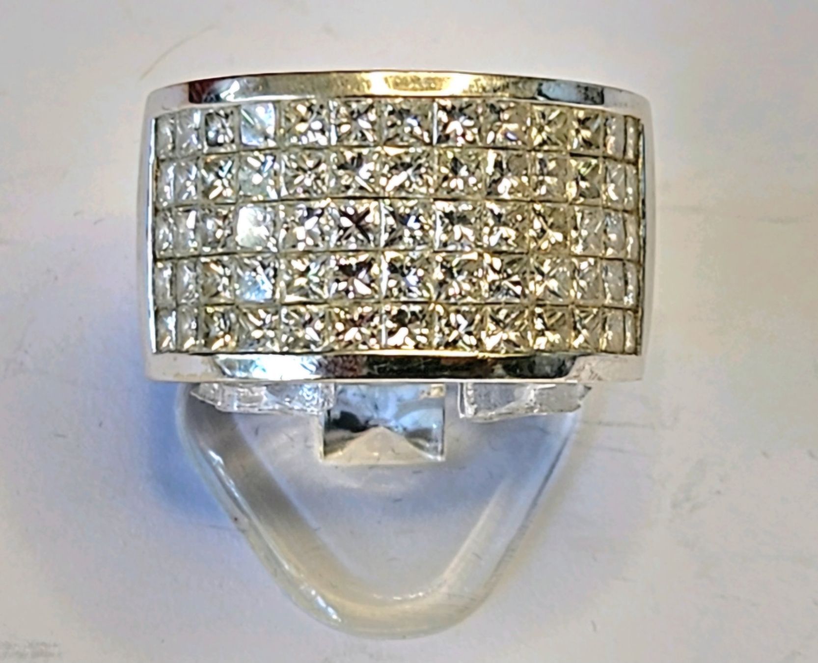 Bagues: Weissgoldring Diamanten – Neuf (Voir description) à Zürich par adriben 1
