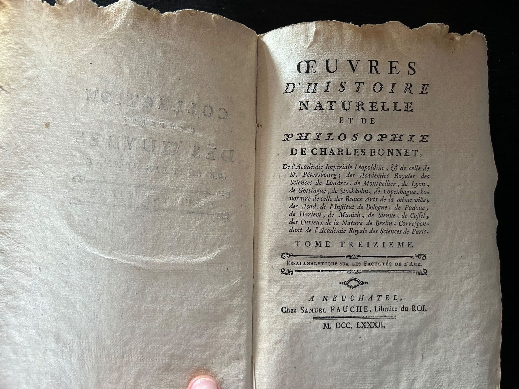 Libri: 4 Livres de Charles BONNET – Usato da Bernex venduto da qpdkvm 2