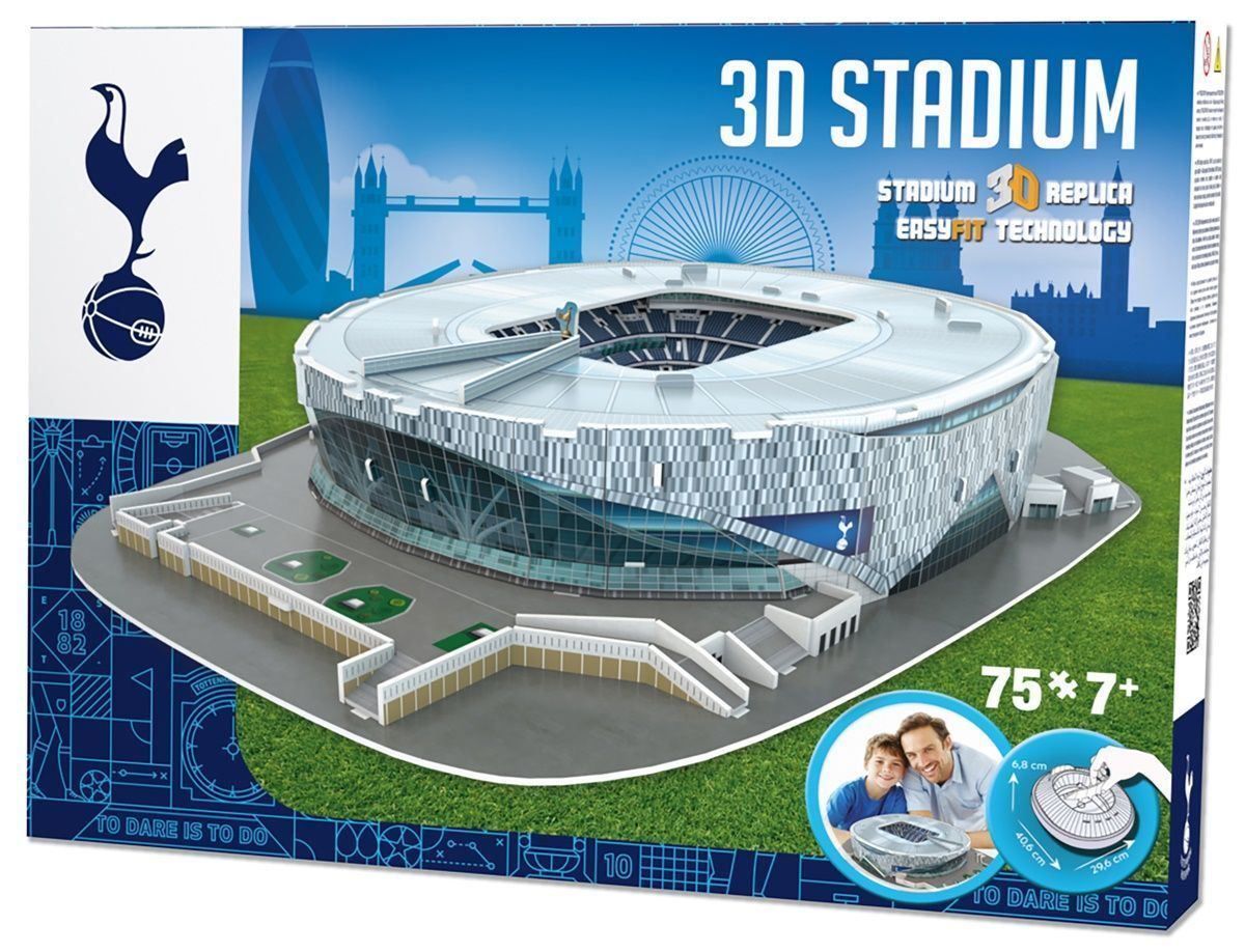 Puzzles: Tottenham Hotspur 3D Stadion Puzzle – Neu und originalverpackt aus Wil SG von Football-Legends 1
