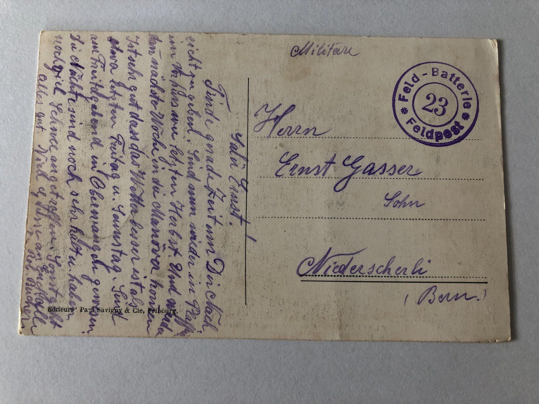 Cartoline postali: Plaffeyen - Generalansicht und Kaiseregg – Usato da Pfäffikon ZH venduto da Waltoversand 1