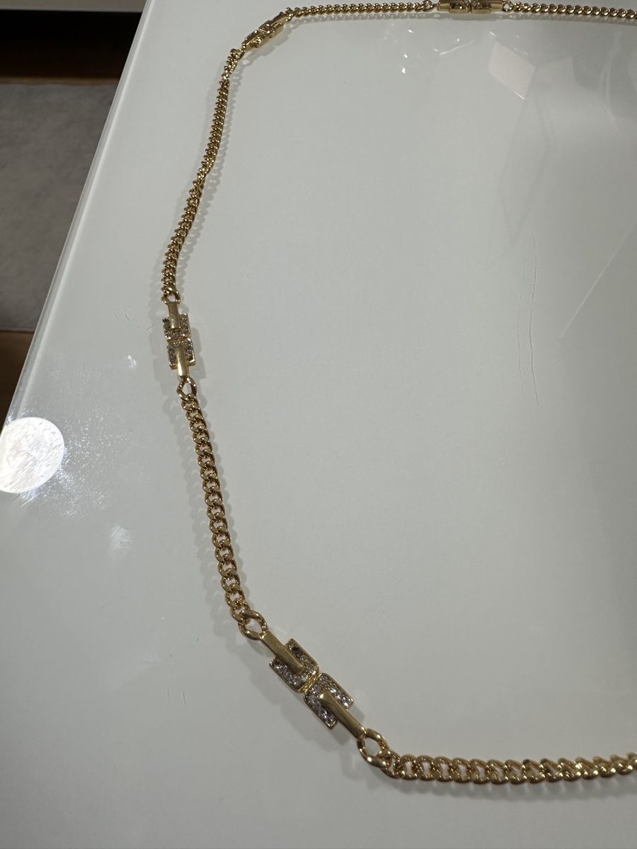 Catenine: Halskette mit Strass an 3 stellen – Usato da Oberurnen venduto da nes_8xqt 2