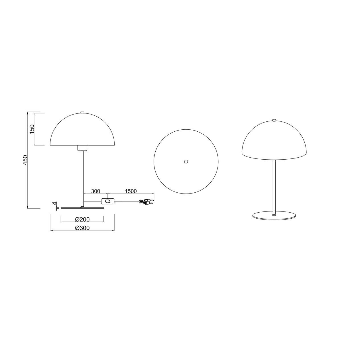 Lampade: Tischleuchte, Coffee, 45 cm Höhe – Nuovo (secondo la descrizione) da Kreuzlingen venduto da Smart-Light 3