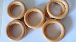 Holzringe, 10 Stück